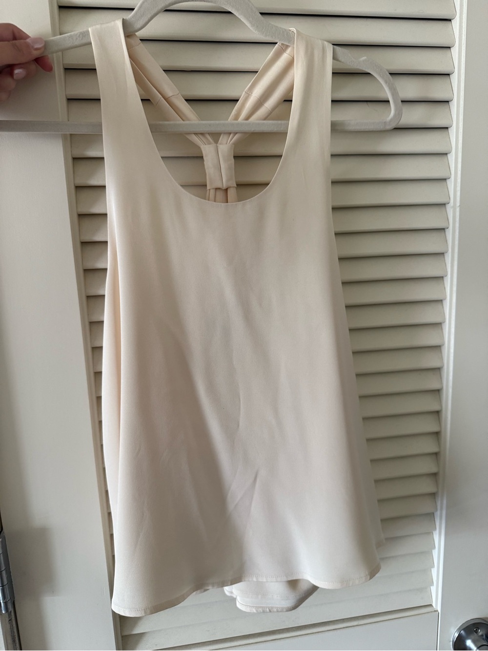Alice + Olivia Soft Cream Blouse